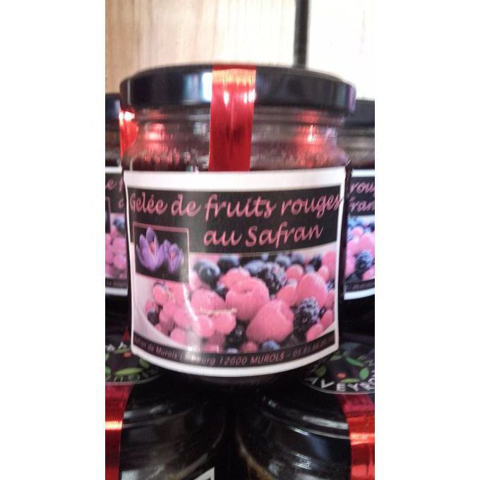 Gelée de fruits rouges au safran