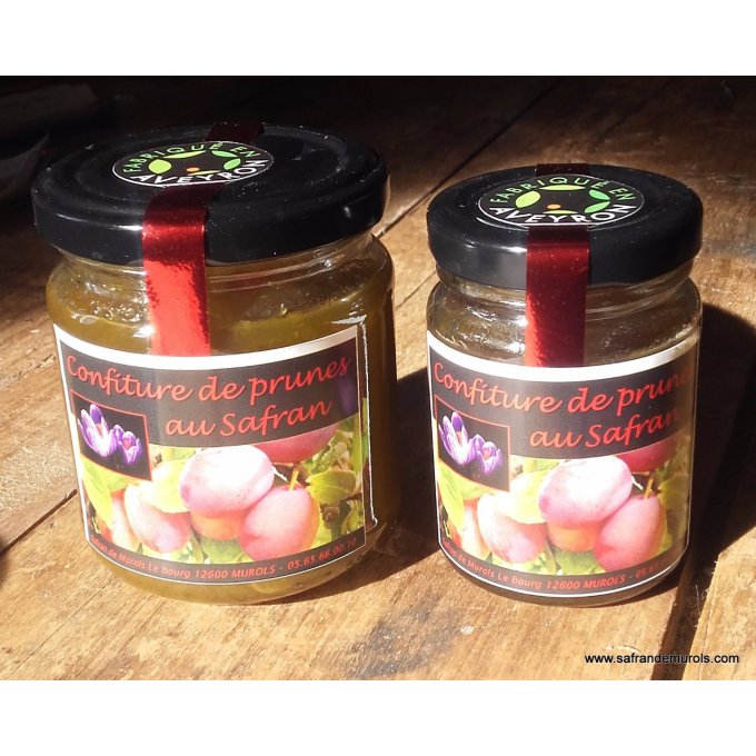 Confiture de prunes au safran