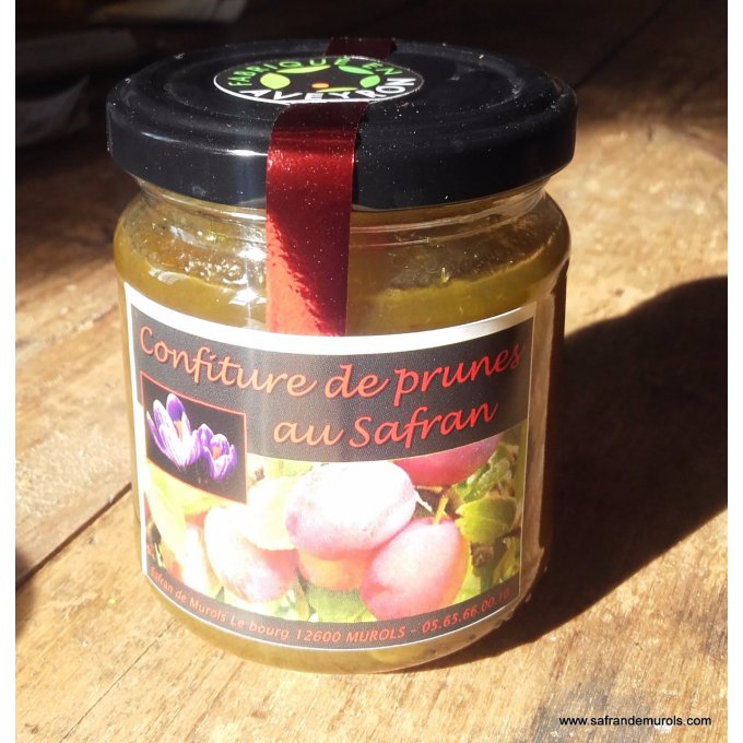 Confiture de prunes au safran