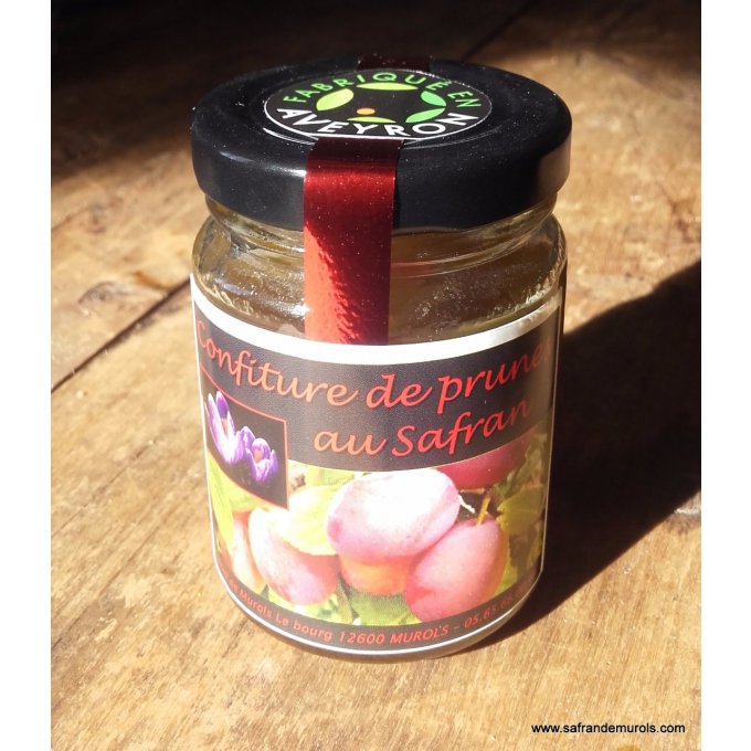 Confiture de prunes au safran