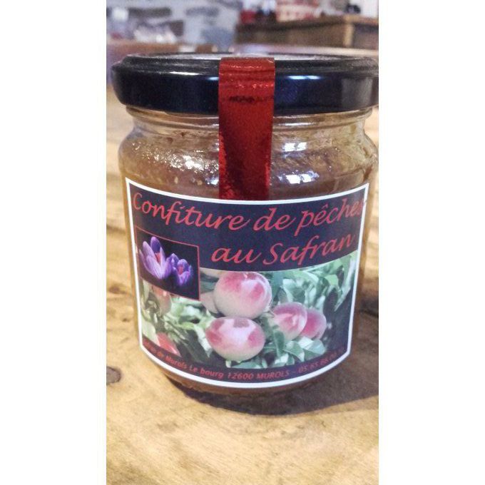 Confiture de pêches au safran