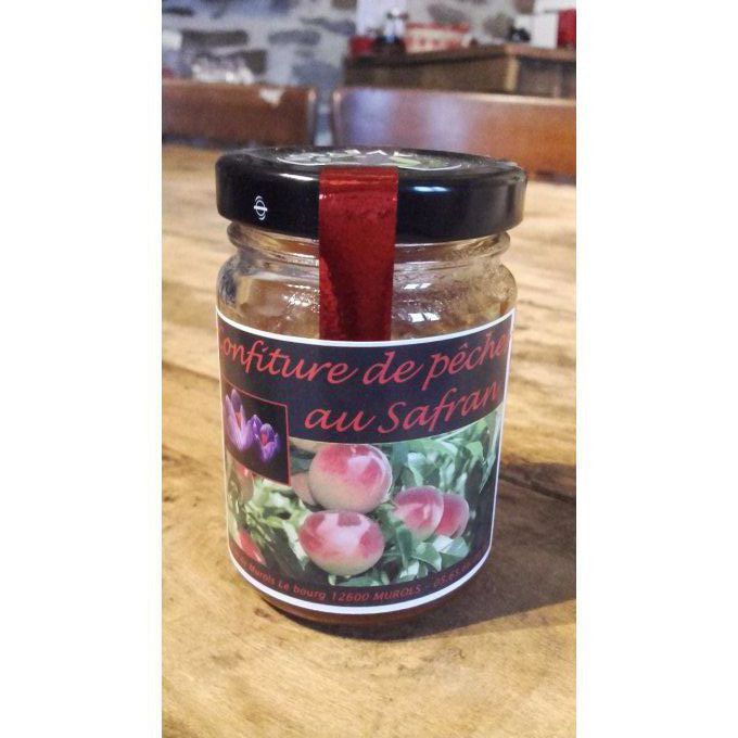 Confiture de pêches au safran