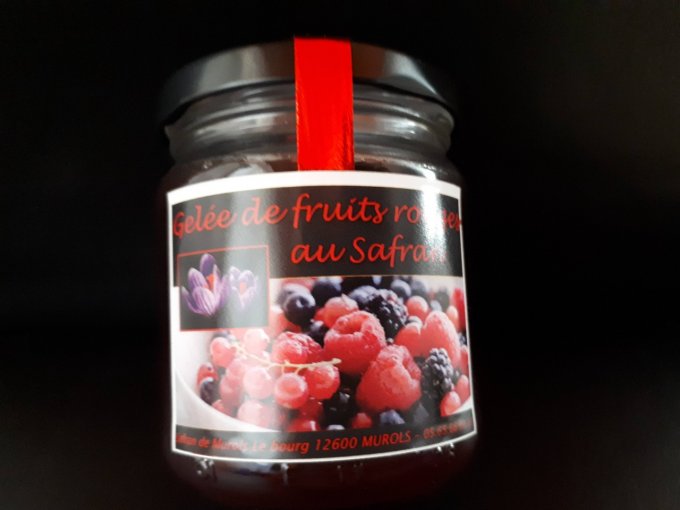 Gelée de fruits rouges au safran