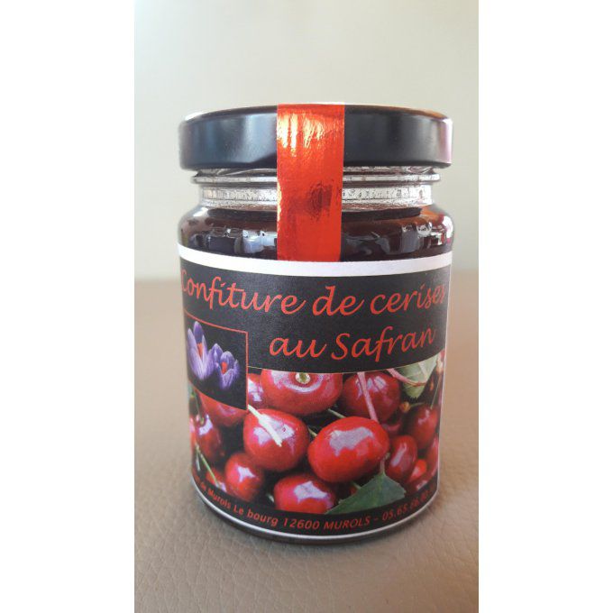 Confiture de cerises au safran