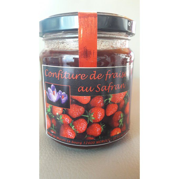 Confiture de fraises au safran