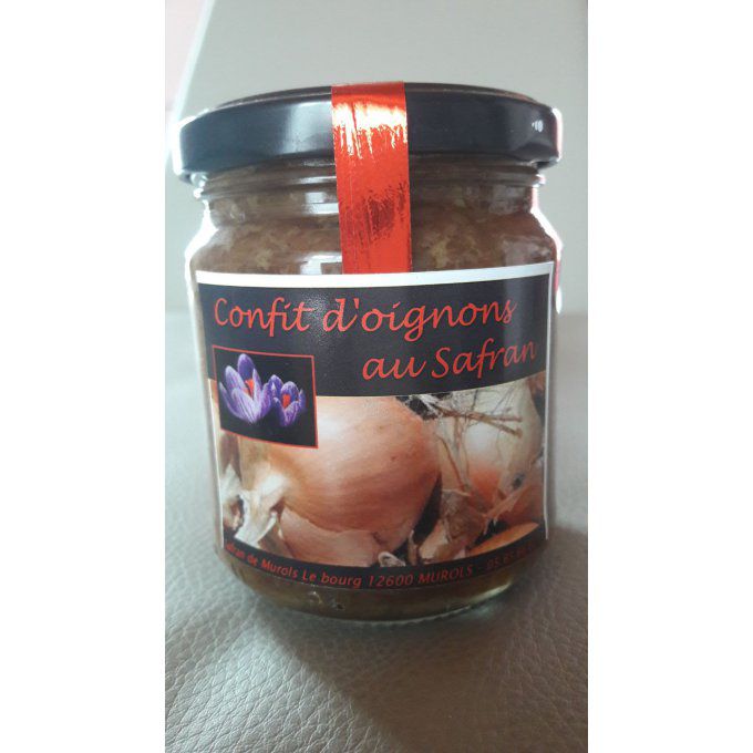 Confit d'oignons au safran bio