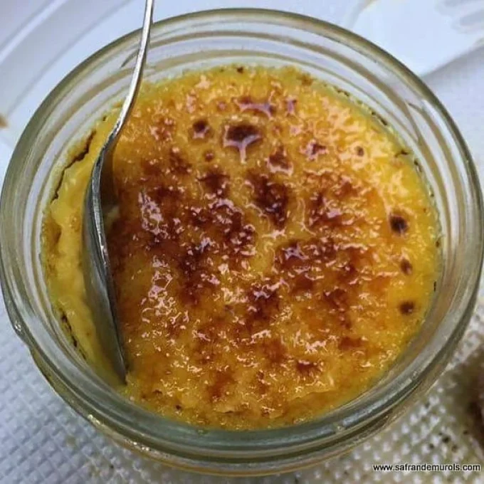 Crème brûlée au safran