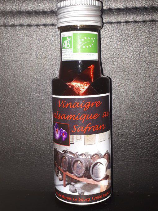 Vinaigre balsamique au safran bio