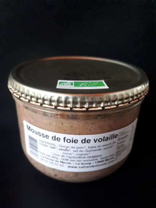 Mousse de foie de volaille bio